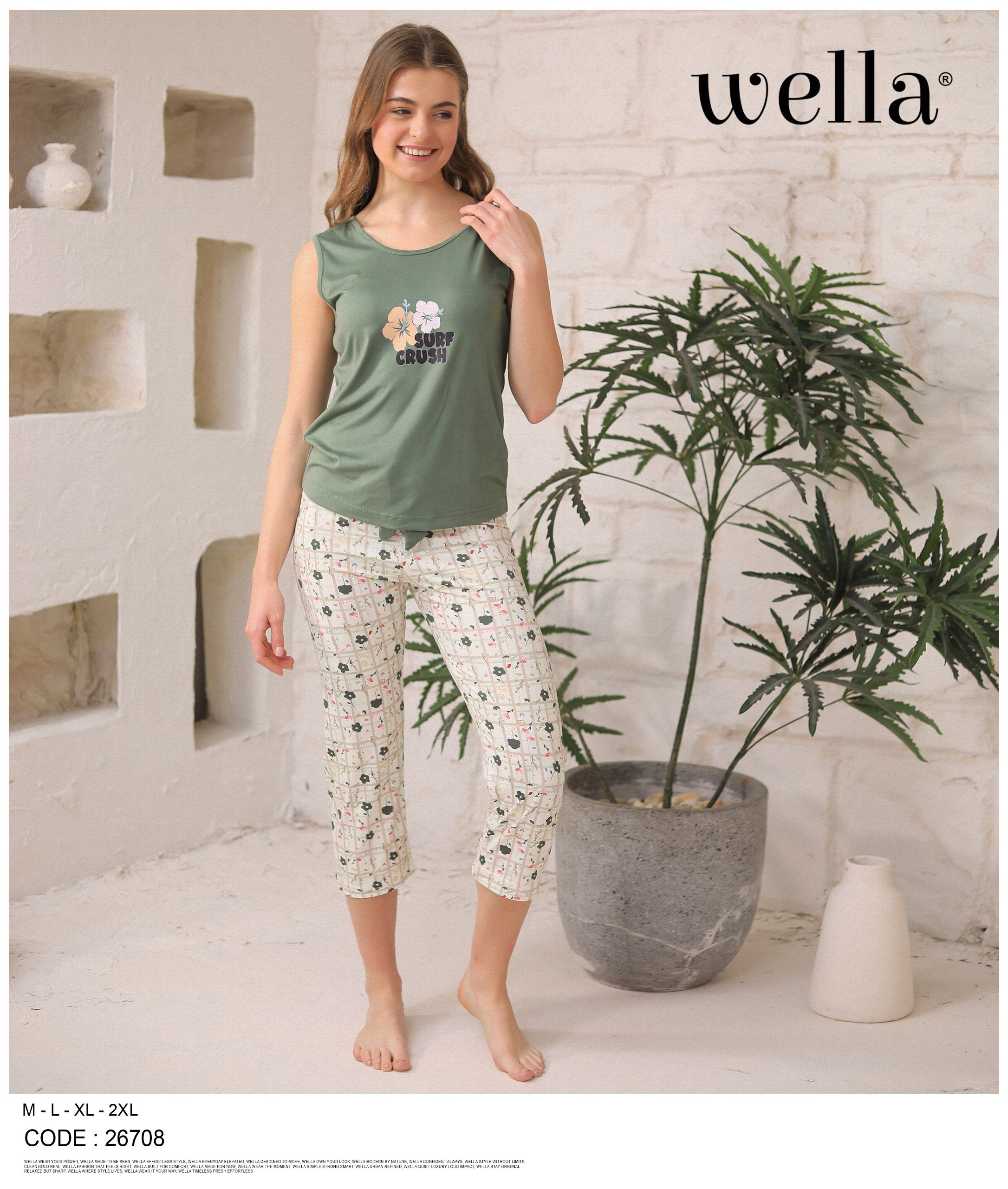 Cut Sleeve Pajama