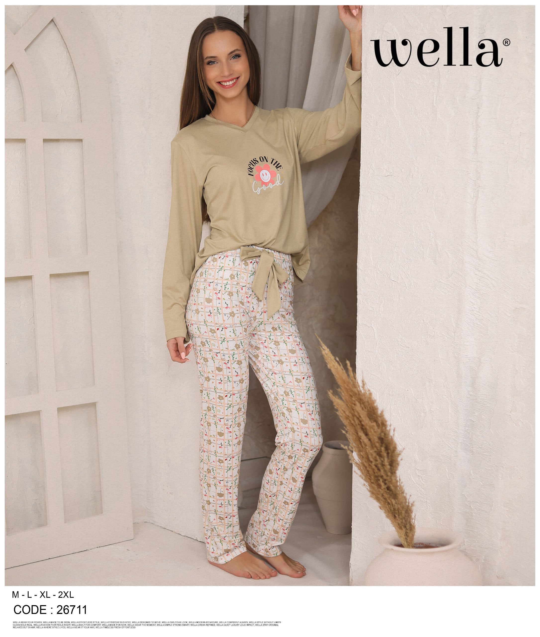 Pajama Set Flower