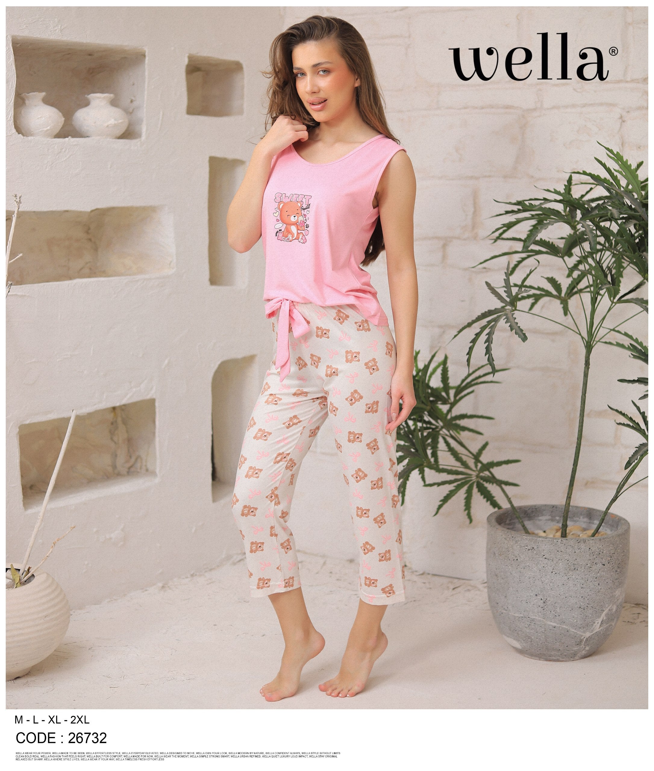 Blue Bear Hug Pajama Set