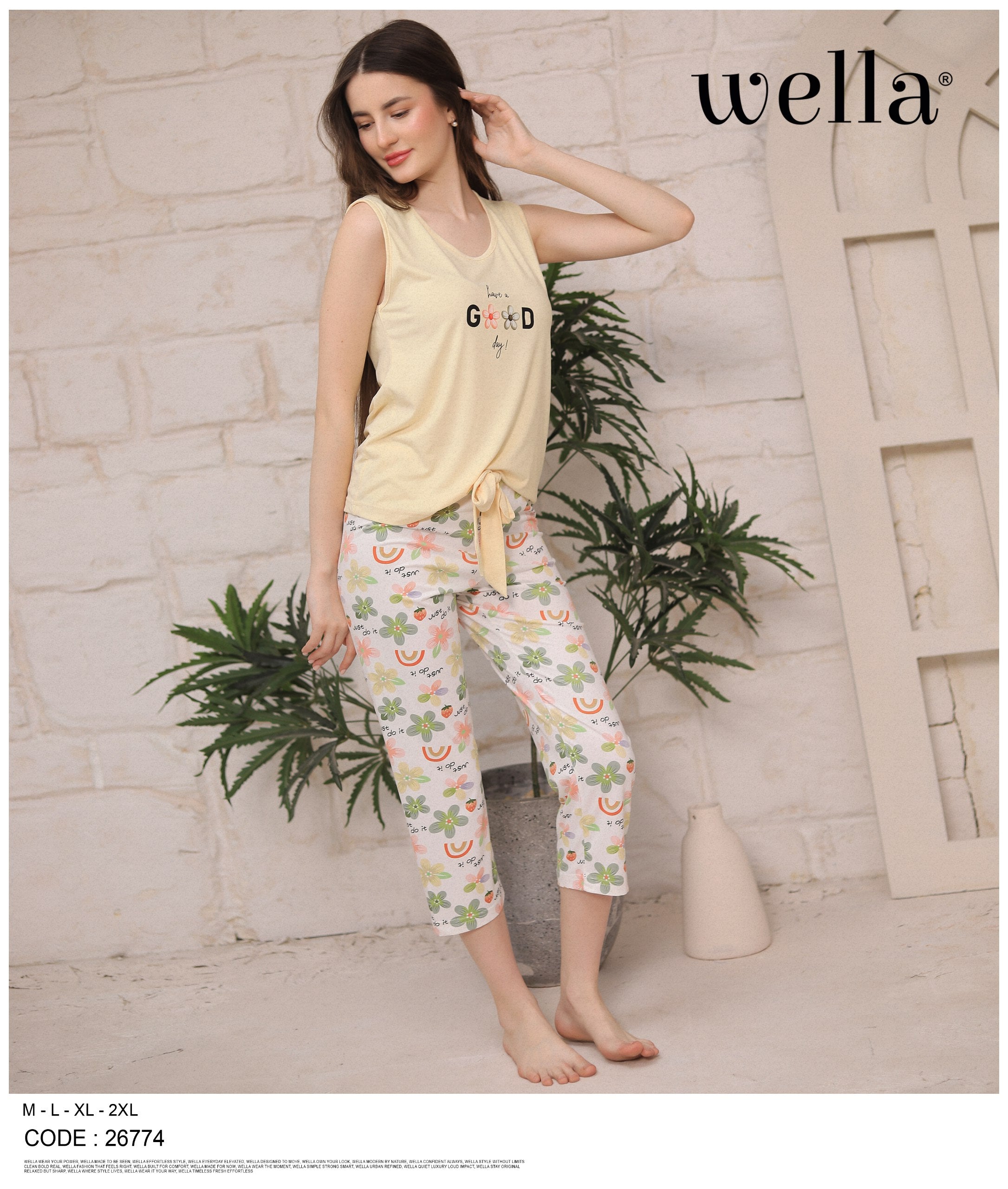 Sweet Cherry Bow Sleepwear Set