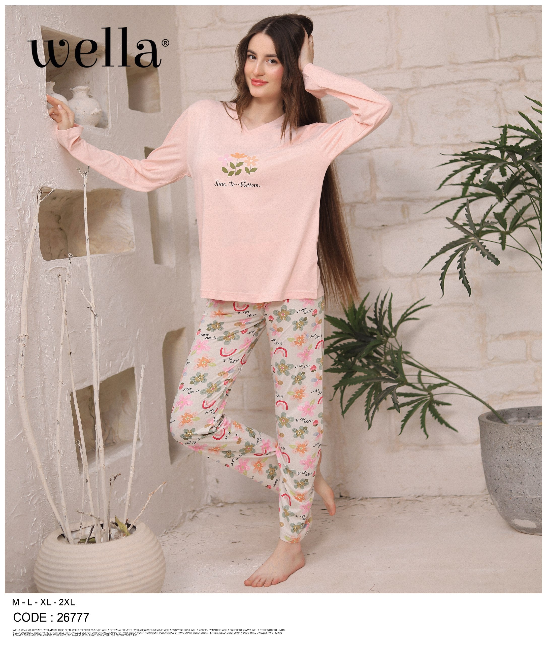 Floral Pajama Set