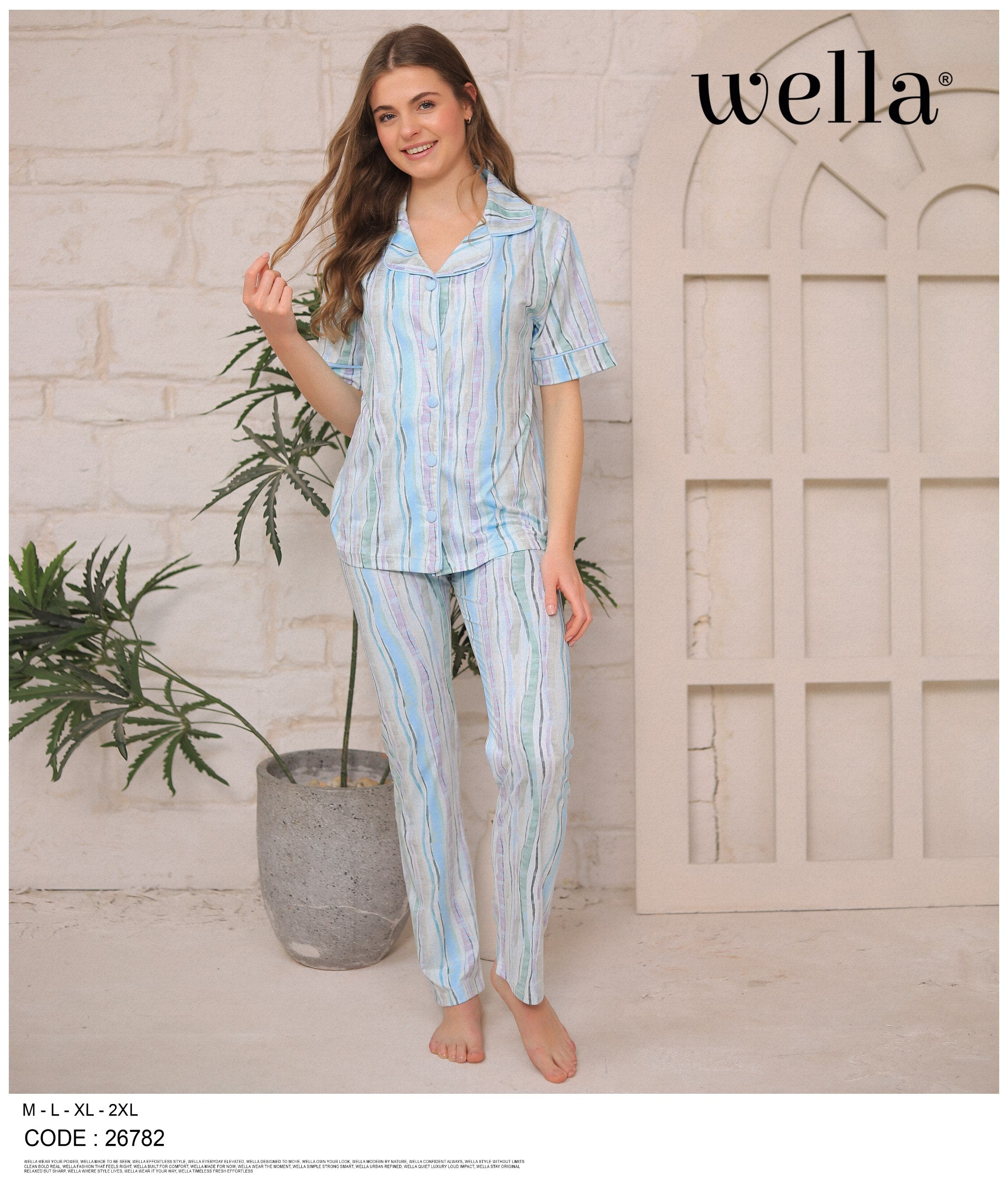 Soft Stripe Cozy Sleepwear Set