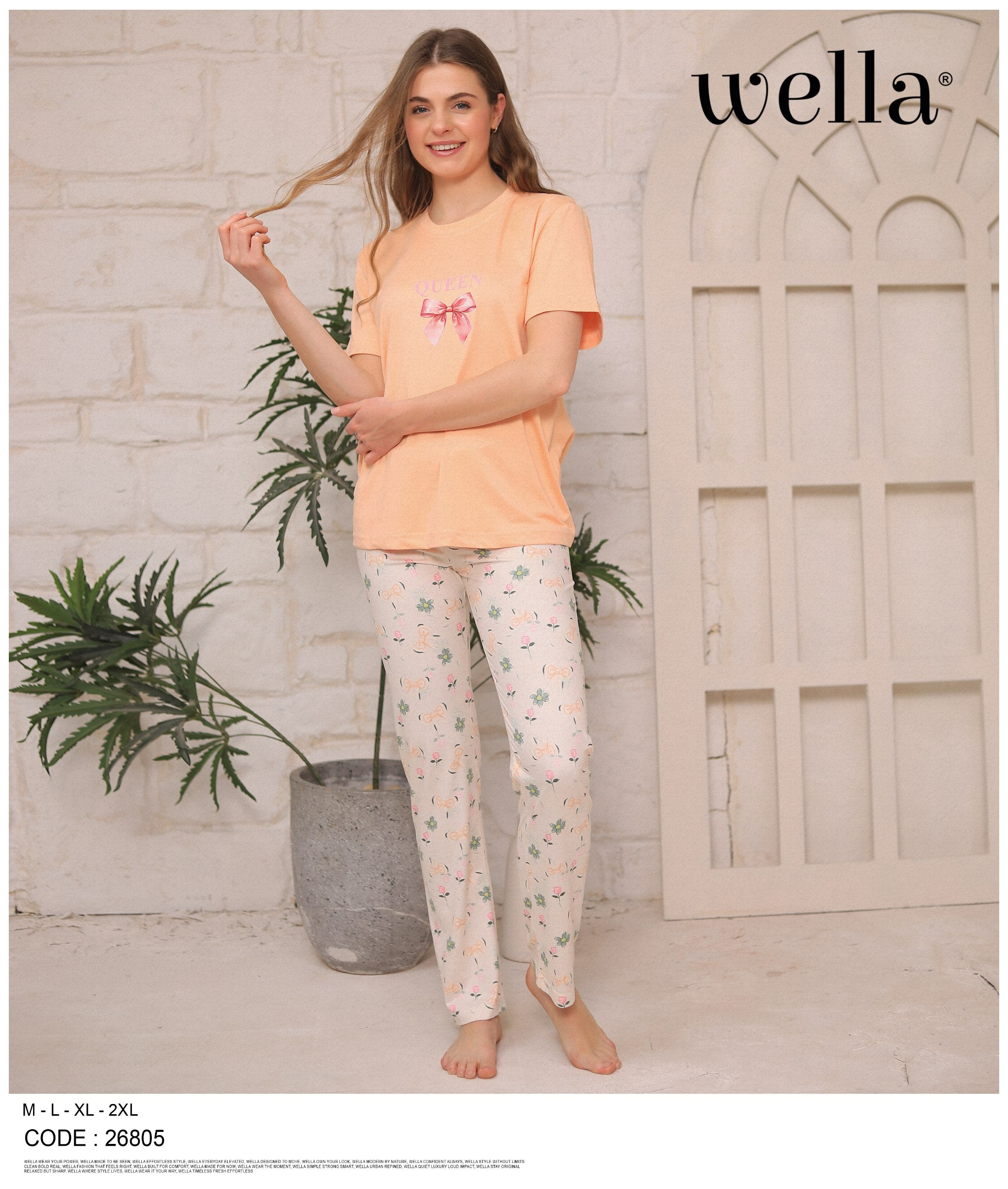 Queen Bow Pajama Set
