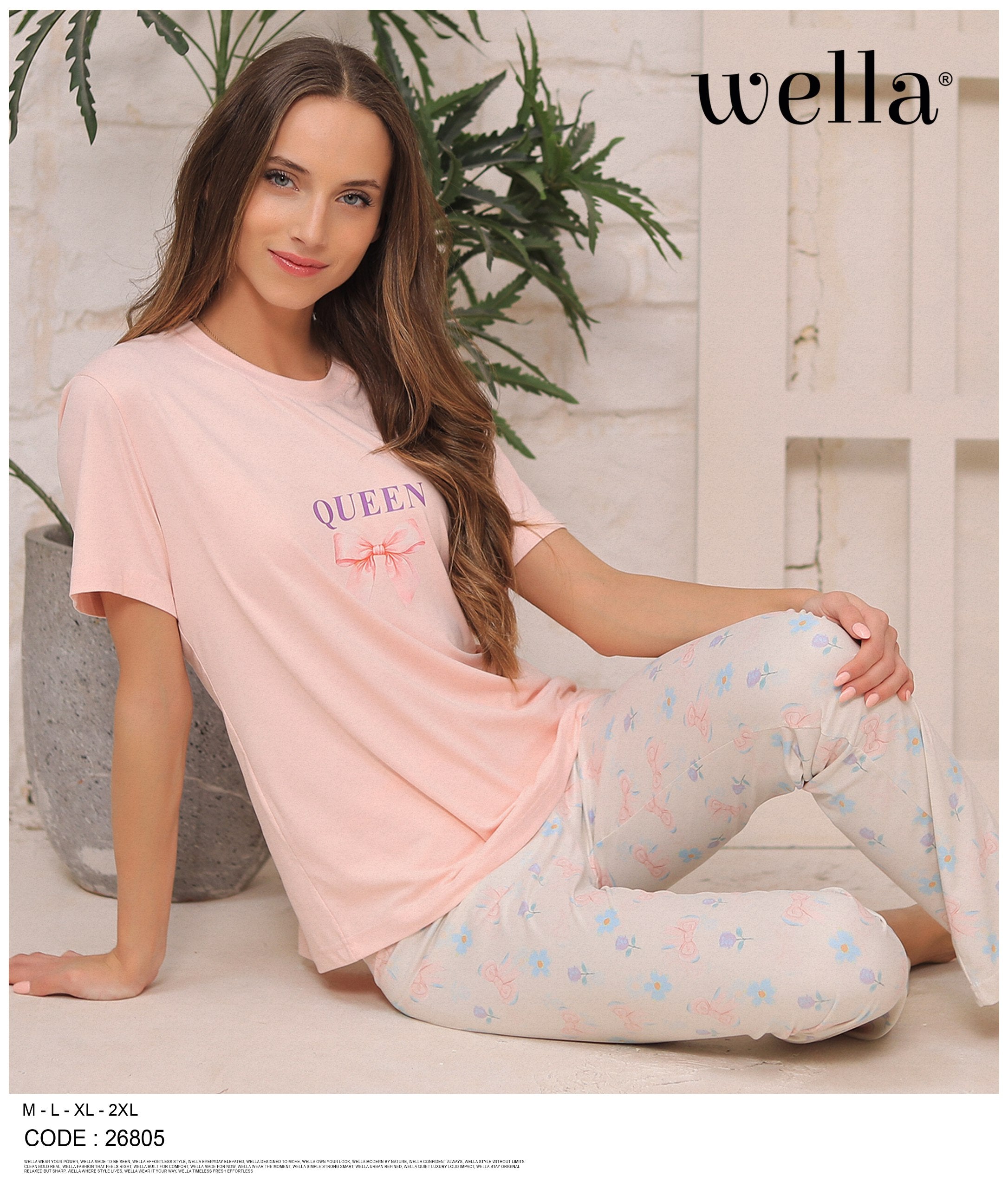 Queen Bow Pajama Set