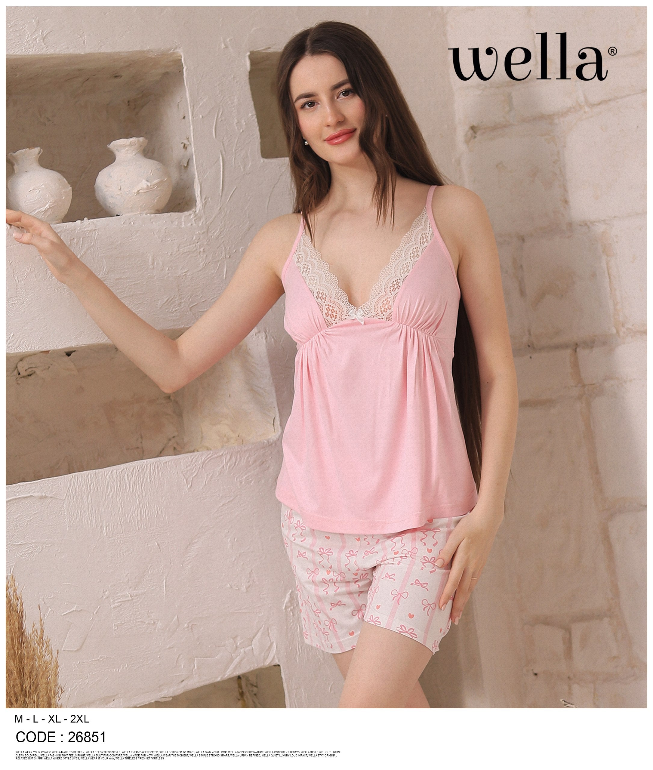 Sky Short Pajama Set