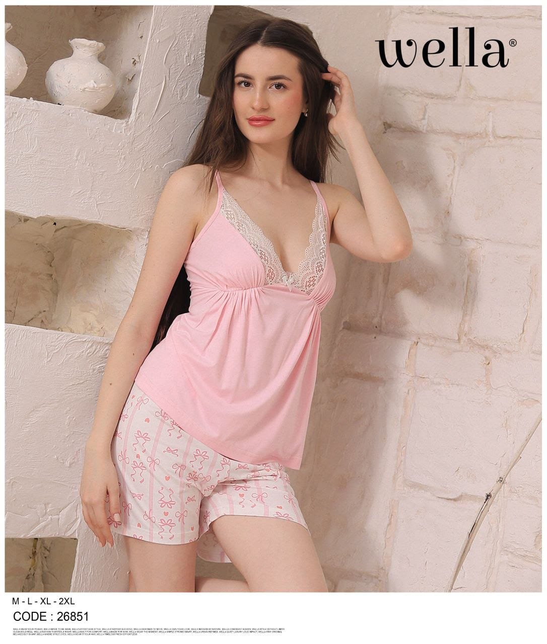 Sky Short Pajama Set