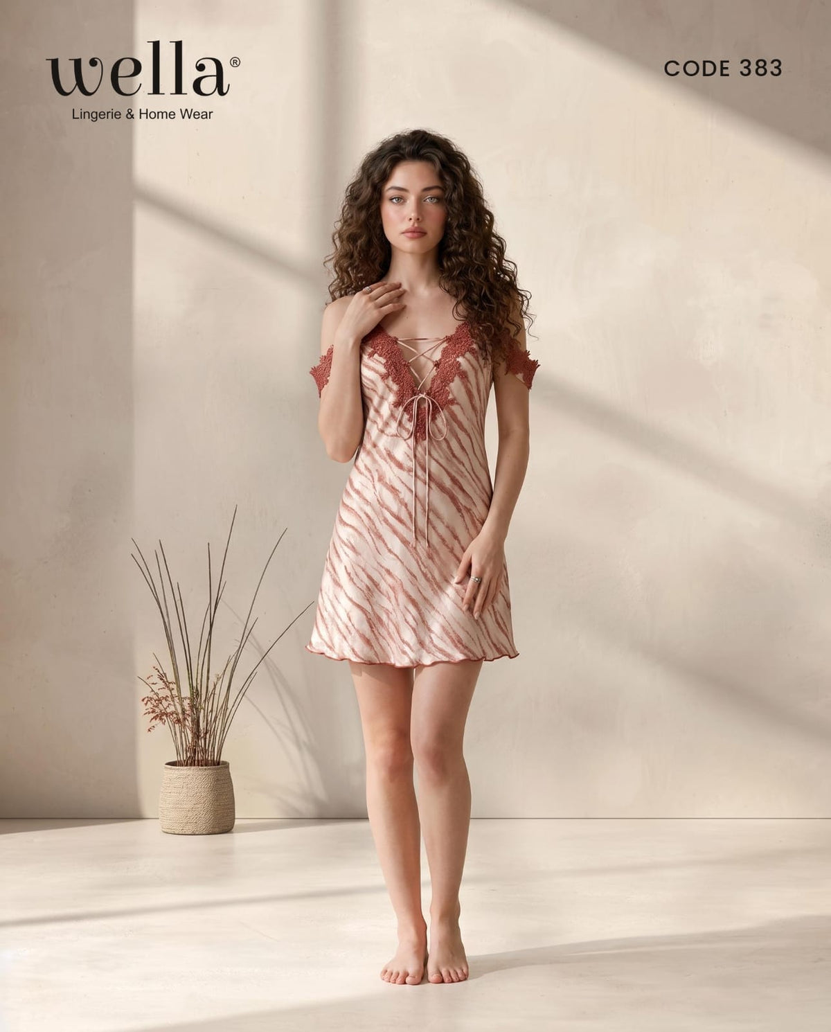 Cloud Lingerie red jacquard