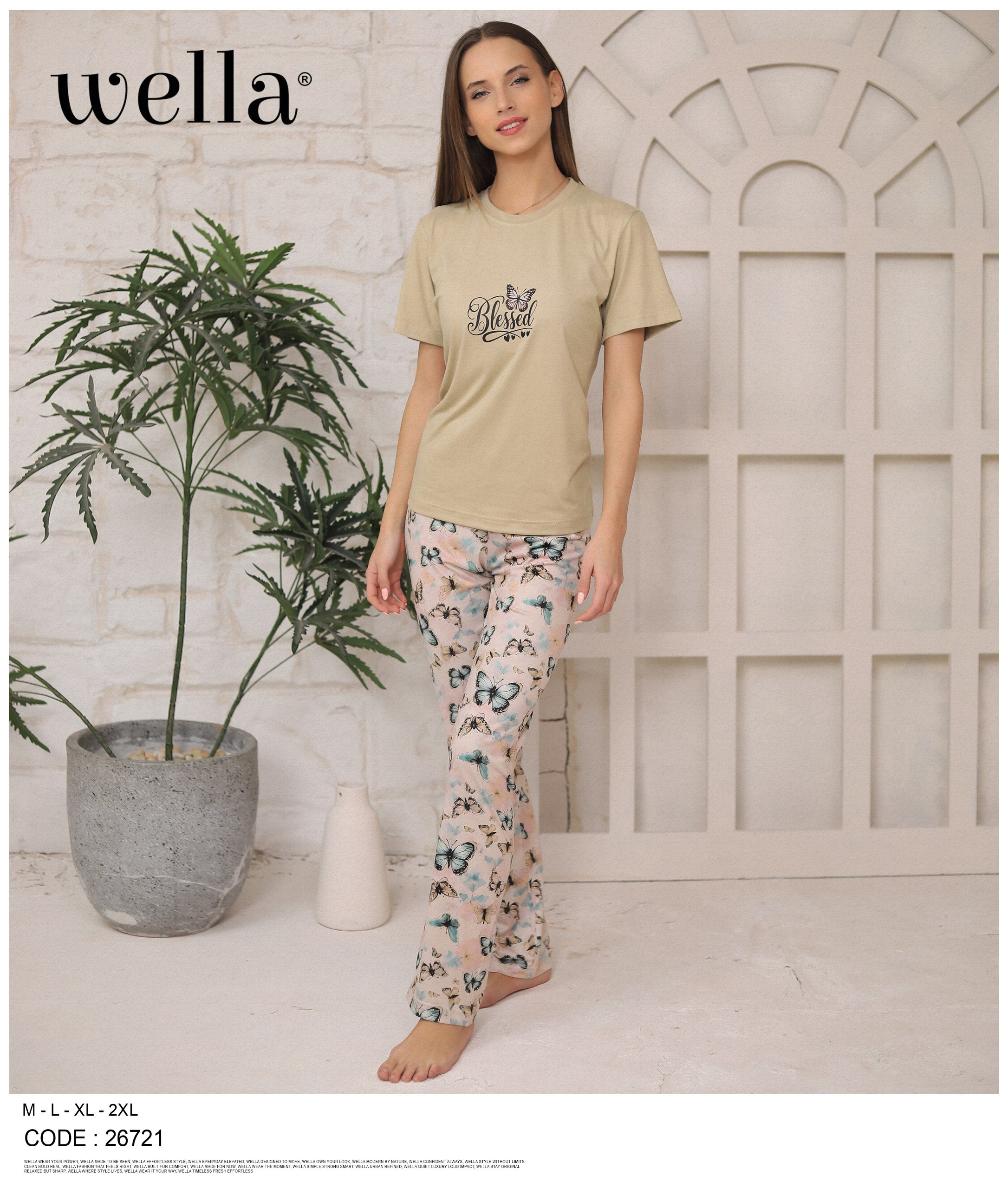 Butterfly Pajama Set